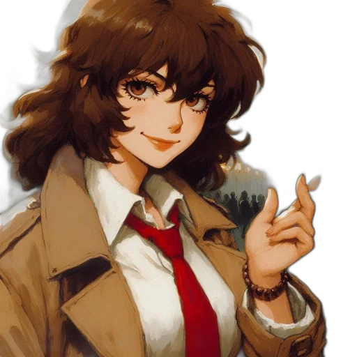 jacket, staff, face, weapon transparent PNG cut-out