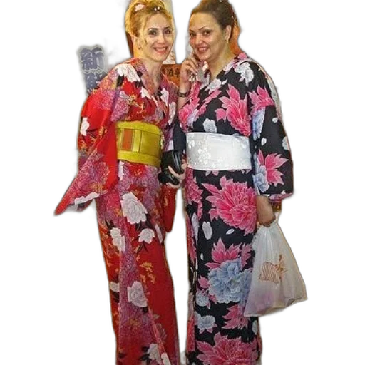staff, two, women, traditional transparent PNG cut-out