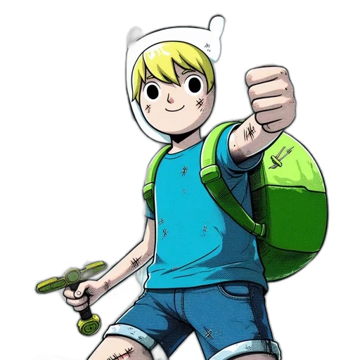 staff, weapon, jacket, hat transparent PNG cut-out