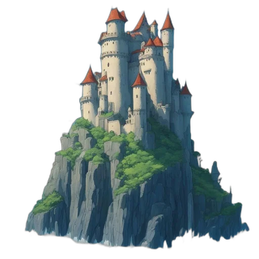building, crown, dragon, concept art transparent PNG cut-out