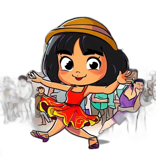 dress, jewelry, cartoon, concept art transparent PNG cut-out