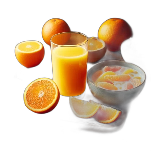 food, 3d render, photorealistic, oil painting transparent PNG cut-out