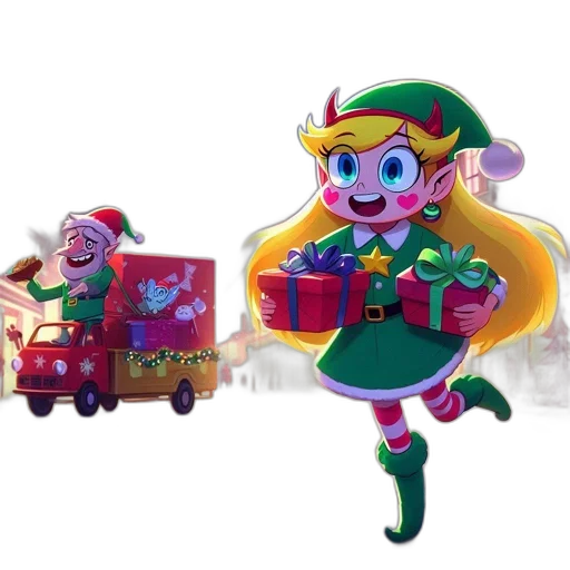 concept art, 3d render, during, christmas transparent PNG cut-out