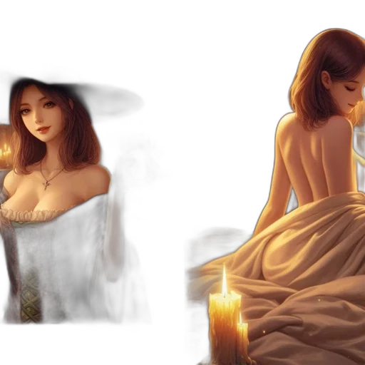 dress, concept art, fantasy art, photorealistic transparent PNG cut-out