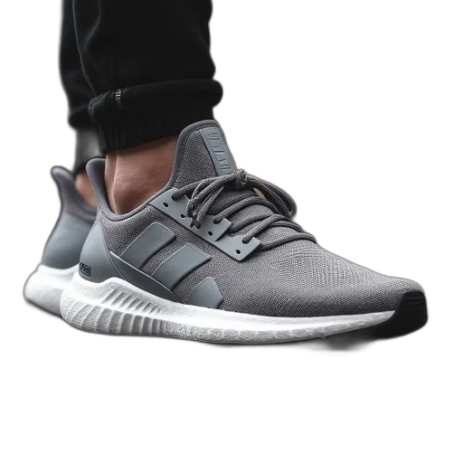 shoes, 3d render, photorealistic, monochrome transparent PNG cut-out