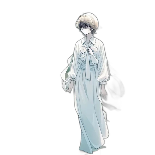 dress, staff, creature, mask transparent PNG cut-out
