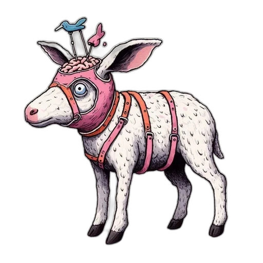 animal, staff, creature, jewelry transparent PNG cut-out