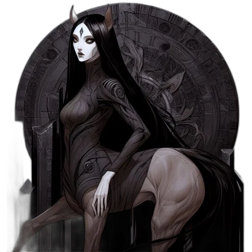 dress, fantasy art, concept art, comic book art transparent PNG cut-out