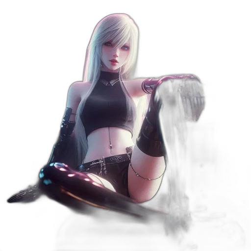 weapon, sword, robot, staff transparent PNG cut-out