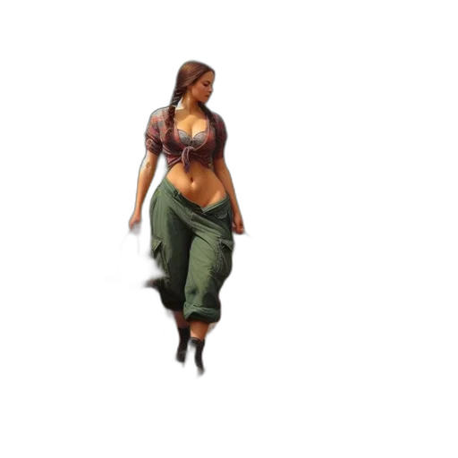dress, staff, creature, jewelry transparent PNG cut-out