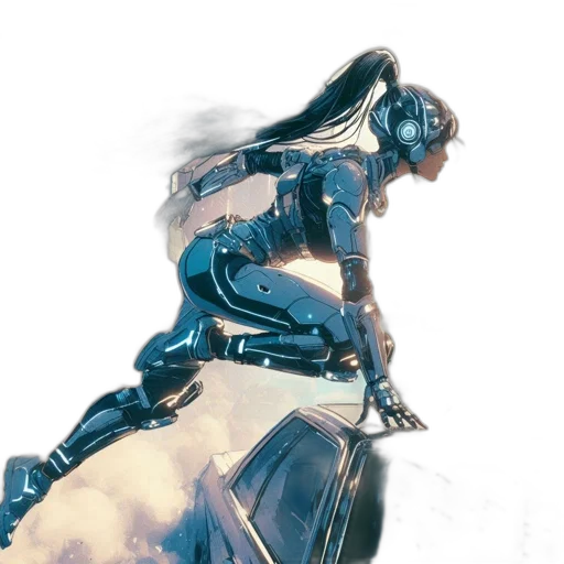 robot, sword, weapon, concept art transparent PNG cut-out