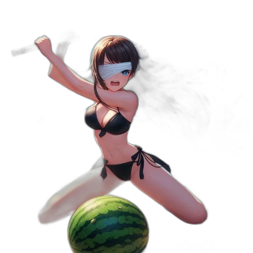 weapon, food, concept art, 3d render transparent PNG cut-out