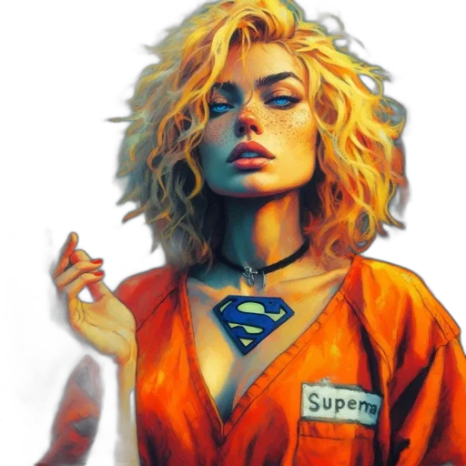 jacket, face, dress, comic book art transparent PNG cut-out