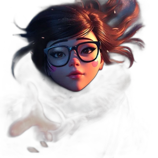 face, hair, mask, dragon transparent PNG cut-out