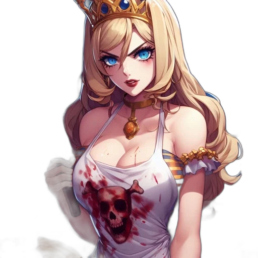 crown, dress, staff, weapon transparent PNG cut-out