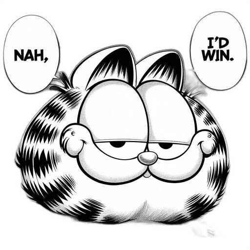 hair, cartoon, concept art, garfield transparent PNG cut-out