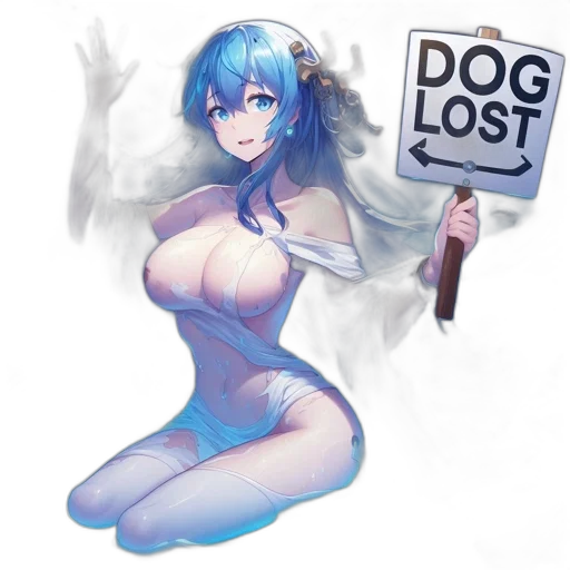 dress, staff, animal, pixel art transparent PNG cut-out