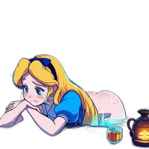 pixel art, anime, concept art, cartoon transparent PNG cut-out