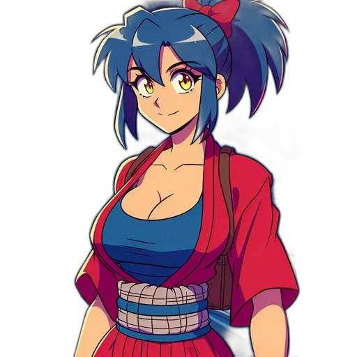 dress, staff, weapon, anime transparent PNG cut-out