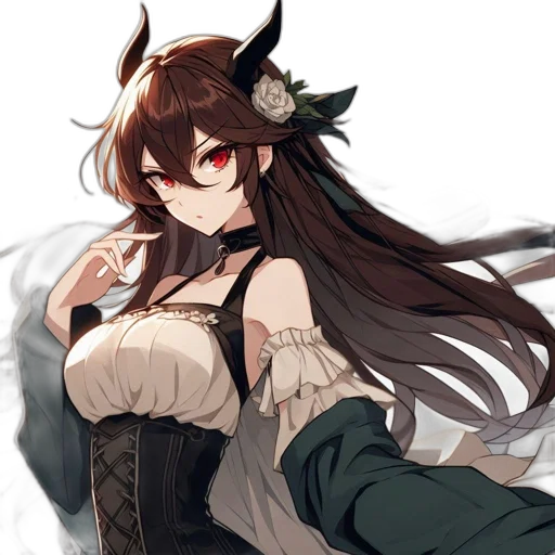 dragon, staff, weapon, dress transparent PNG cut-out