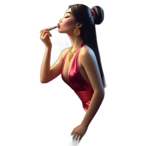 food, staff, jewelry, 3d render transparent PNG cut-out