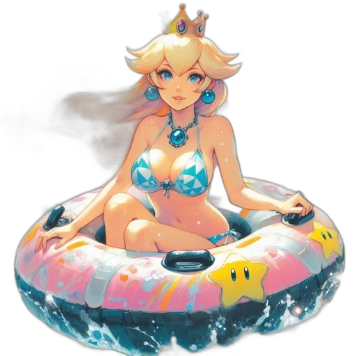 crown, concept art, pixel art, vaporwave transparent PNG cut-out
