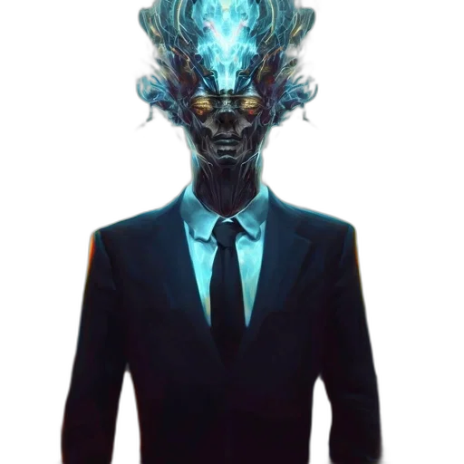 mask, face, staff, creature transparent PNG cut-out