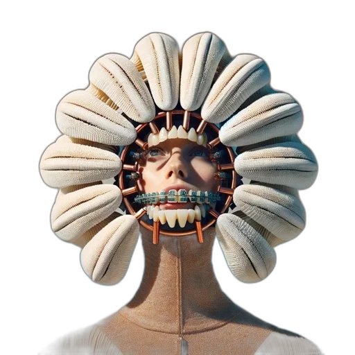 mask, face, crown, flower transparent PNG cut-out