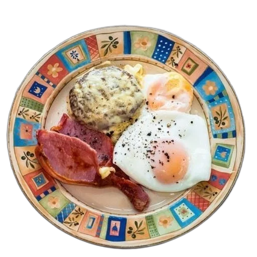 food, colorful, plate, breakfast transparent PNG cut-out