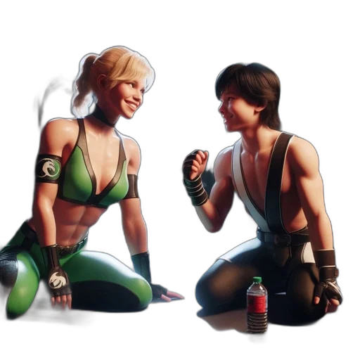 concept art, pixel art, 3d render, comic book art transparent PNG cut-out