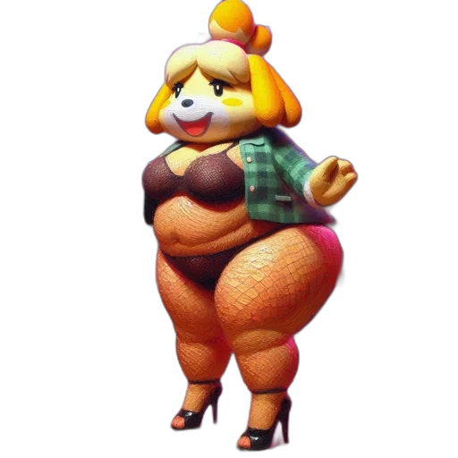 dress, animal, creature, staff transparent PNG cut-out