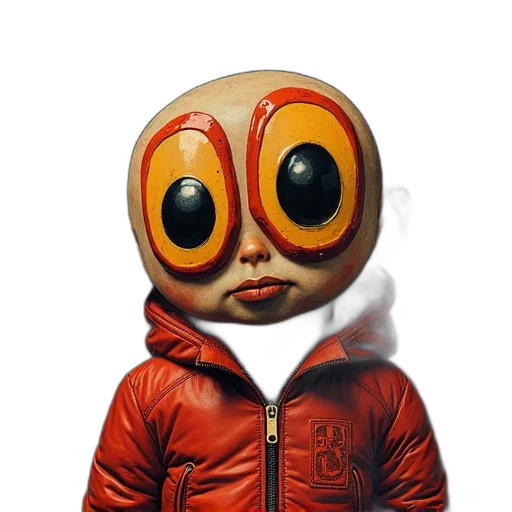 jacket, mask, robot, face transparent PNG cut-out
