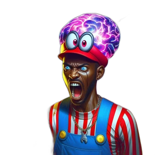 hat, face, mask, creature transparent PNG cut-out