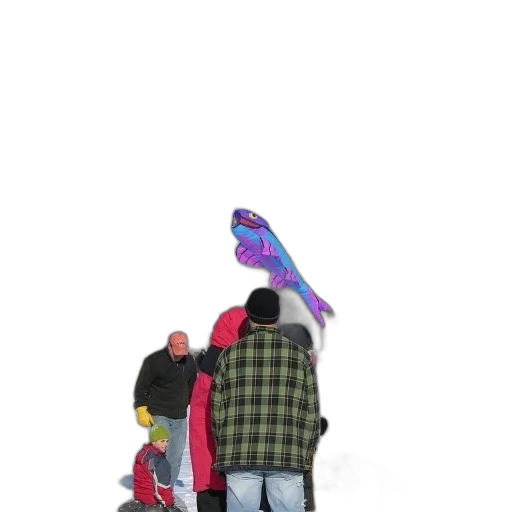 dragon, umbrella, creature, jacket transparent PNG cut-out