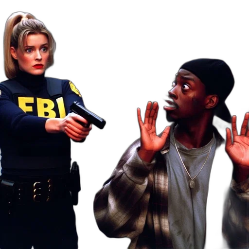 fbi, agent, stands, left transparent PNG cut-out
