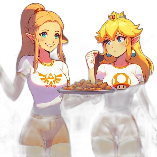 food, concept art, pixel art, anime transparent PNG cut-out