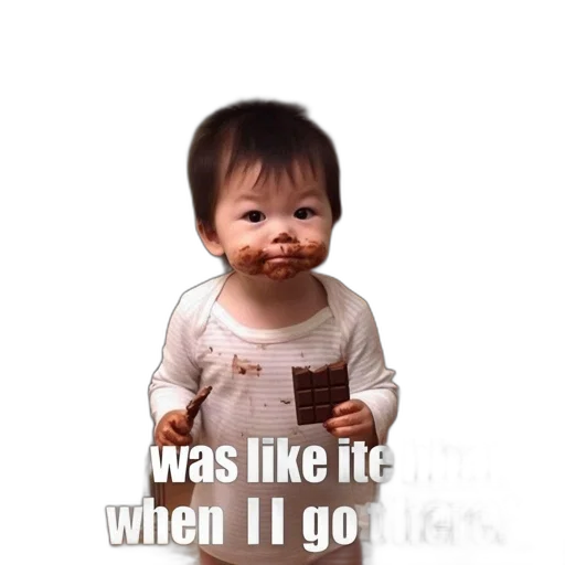 food, photorealistic, young, child transparent PNG cut-out