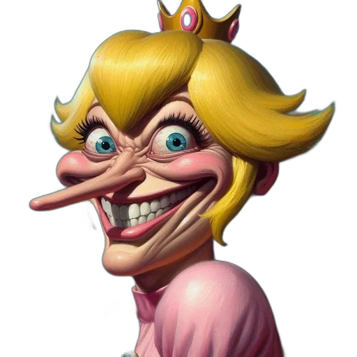 face, crown, mask, creature transparent PNG cut-out