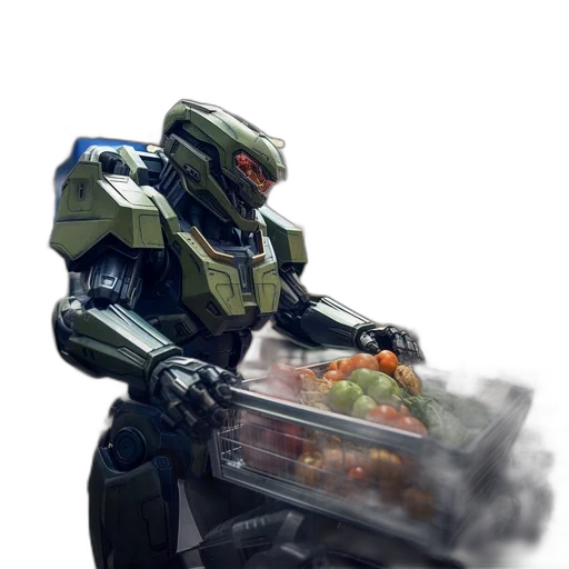 robot, food, weapon, creature transparent PNG cut-out