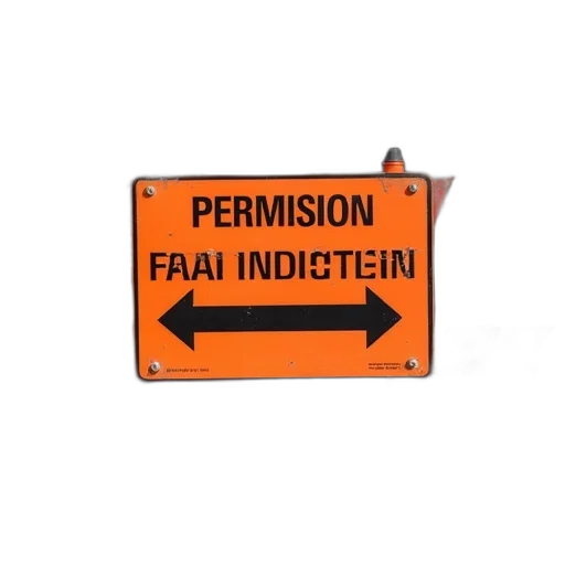 construction, barricade, sign, words transparent PNG cut-out