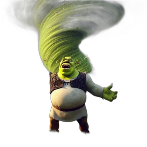 creature, staff, hair, dragon transparent PNG cut-out