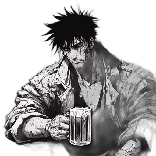 jacket, bottle, food, comic book art transparent PNG cut-out