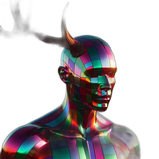 mask, face, robot, creature transparent PNG cut-out