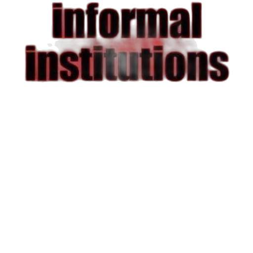 informal, institutions, democracy, lessons transparent PNG cut-out