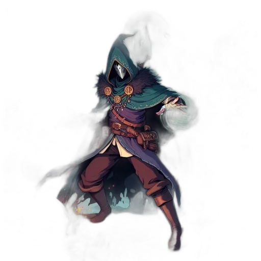 staff, mask, creature, dragon transparent PNG cut-out