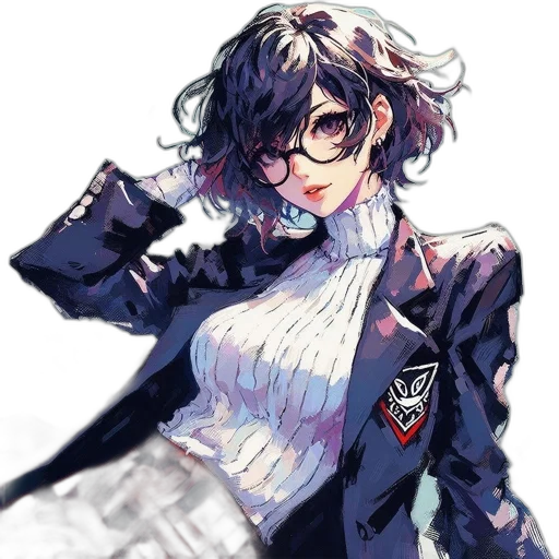 jacket, dress, weapon, face transparent PNG cut-out