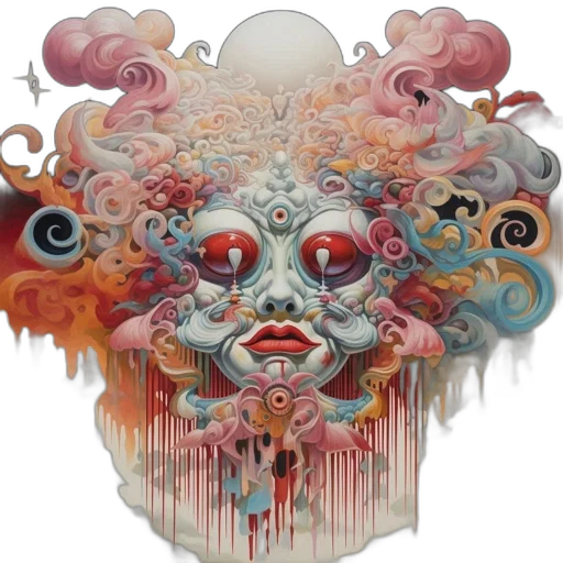 mask, face, concept art, fantasy art transparent PNG cut-out