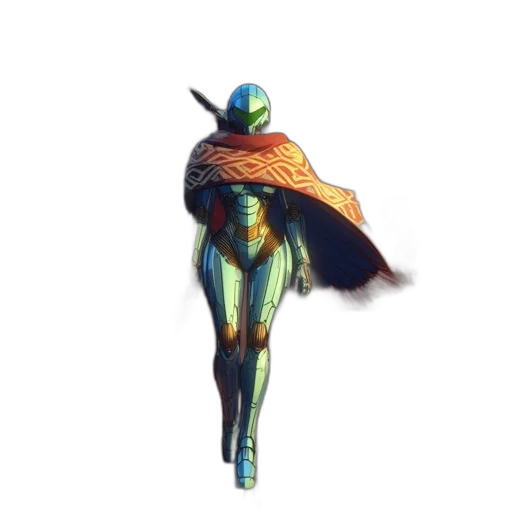 robot, creature, mask, dress transparent PNG cut-out