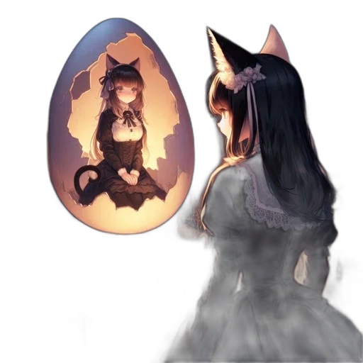 dress, mask, hat, creature transparent PNG cut-out