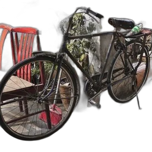 furniture, photorealistic, 3d render, old-fashioned transparent PNG cut-out
